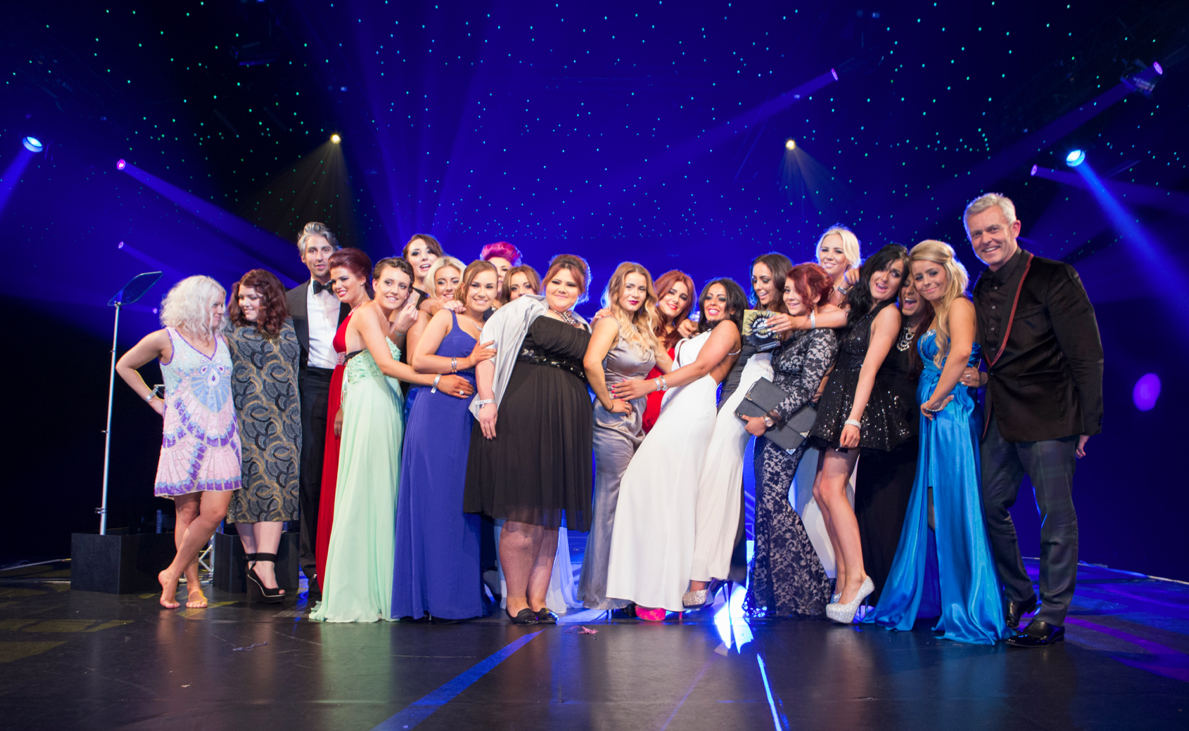 Most Charitable Salon winners - Headmasters Surbiton, George Lamb & Headmasters Director Mark Foster