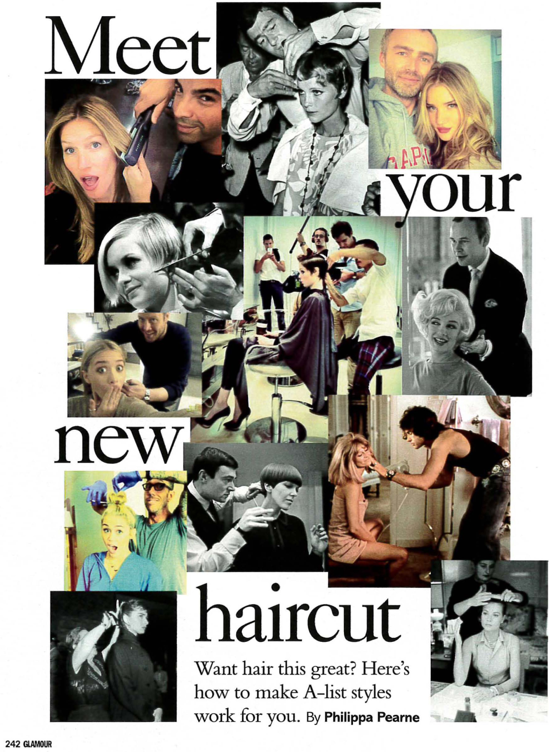 Glamour hairstyle article featuring quotes from Sian Quinn-1
