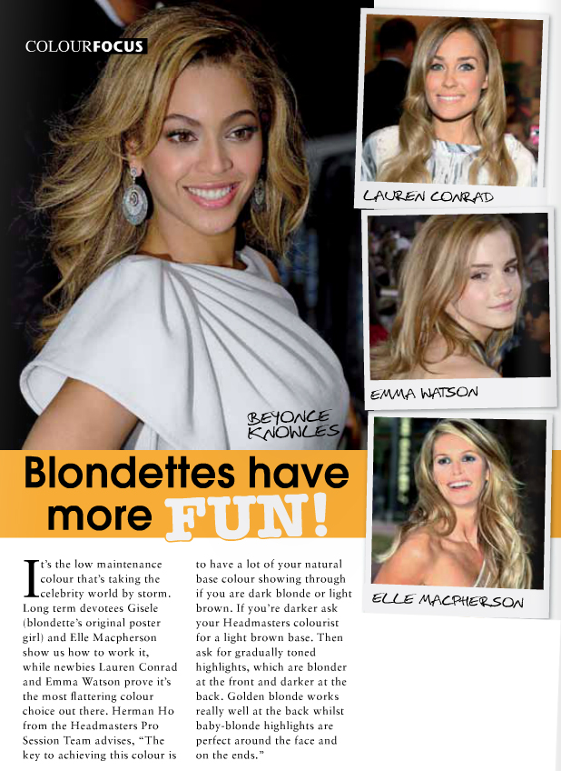 bronde hair