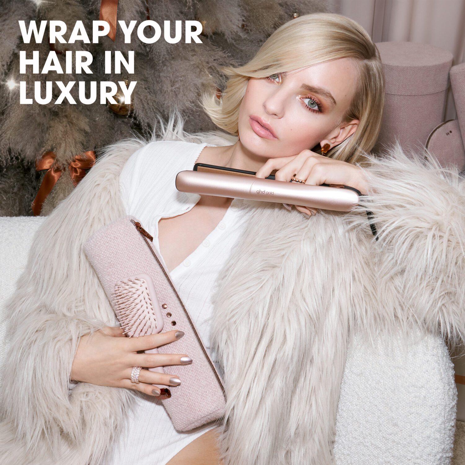 ghd gold Styler Festive gift set